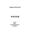 Winter. No.2 from 'Four Seasons' for Piano
