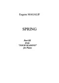 Spring. No.3 from 'Four Seasons' for Piano