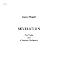 Revelation for Viola and Chamber Orchestra – Score