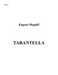 Tarantella for Trumpet-Piccolo, Strings and Percussion – Violins I