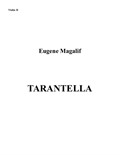 Tarantella for Two Trumpets, Strings, Castanets and Tambourine – Violin II